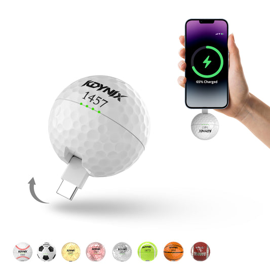 KDYNIX Golf Gift KDYNIX Mini Power Bank 2000mAh Portable Charger USB C iPhone 
