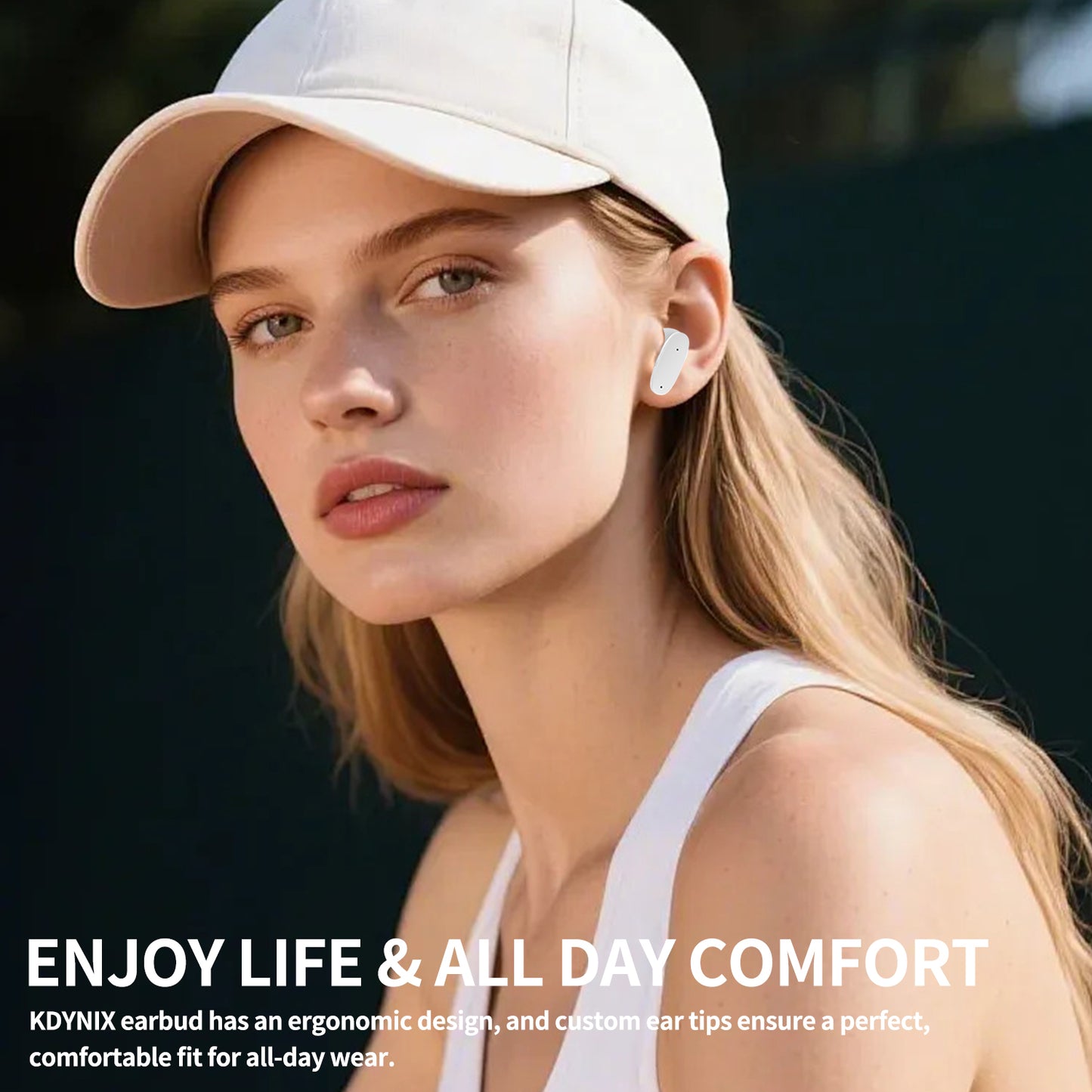 KDYNIX Golf Ball Wireless Earbuds Bluetooth 5.4 Noise Canceling Christmas Gift Stocking Stuffer Gym Sports